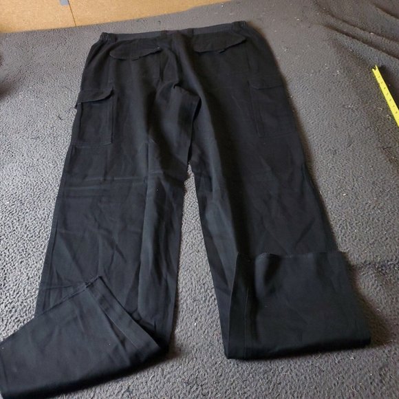 KingSize Pants Big Tall Mens Size 42 40L Black Cotton Chino Khaki - Picture 6 of 7